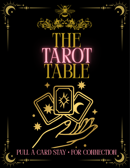 The Tarot Table - October 8 • October 15 • October 22 at 8 PM